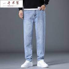 男士牛仔褲 潮流秋季韓版寬鬆長褲休閒百搭